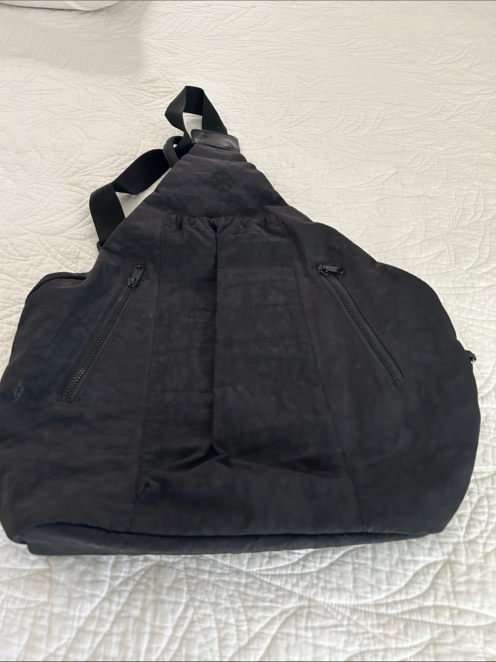 Black Sling Backpack - Lightweight Everyday Carry